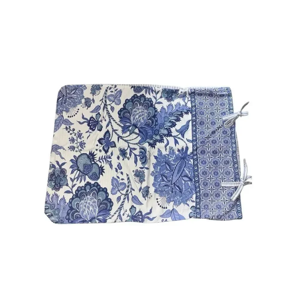 Pottery Barn Marianna Floral Striped STANDARD shams Palampore Medallion